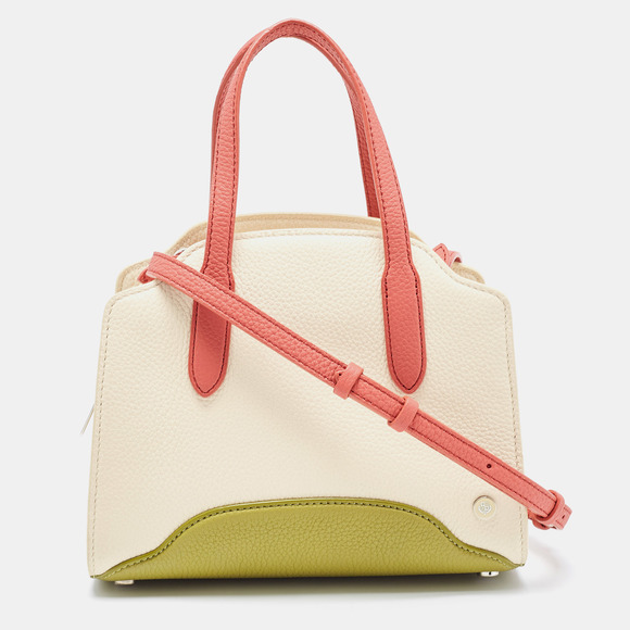 Loro Piana Handbags - LORO PIANA Multicolor Grained Leather Micro Sesia Tote